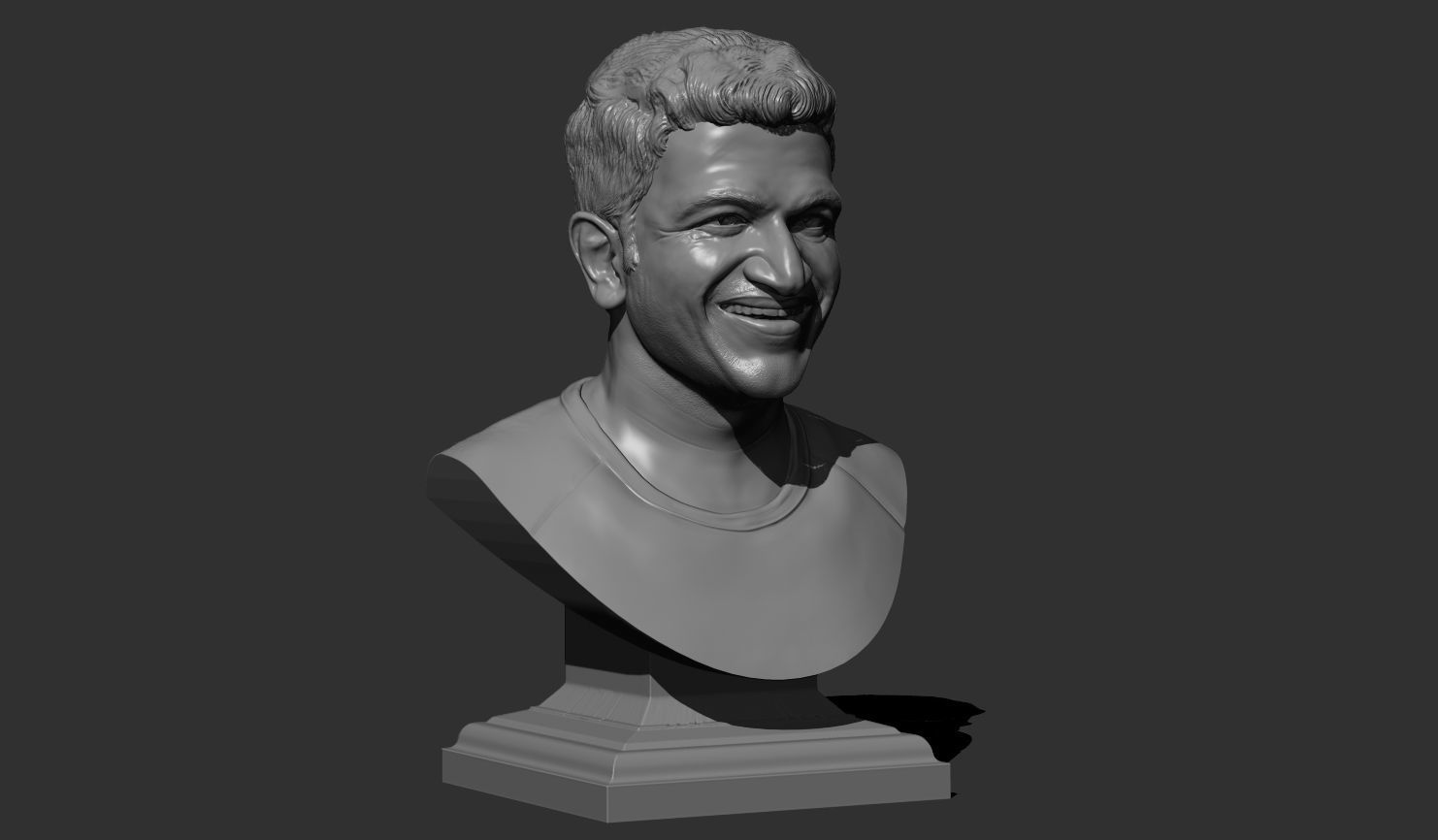 PUNEETH RAJKUMAR APPU  INDIAN ACTOR KANNADA SUPER POWER STAR 3D print model_1