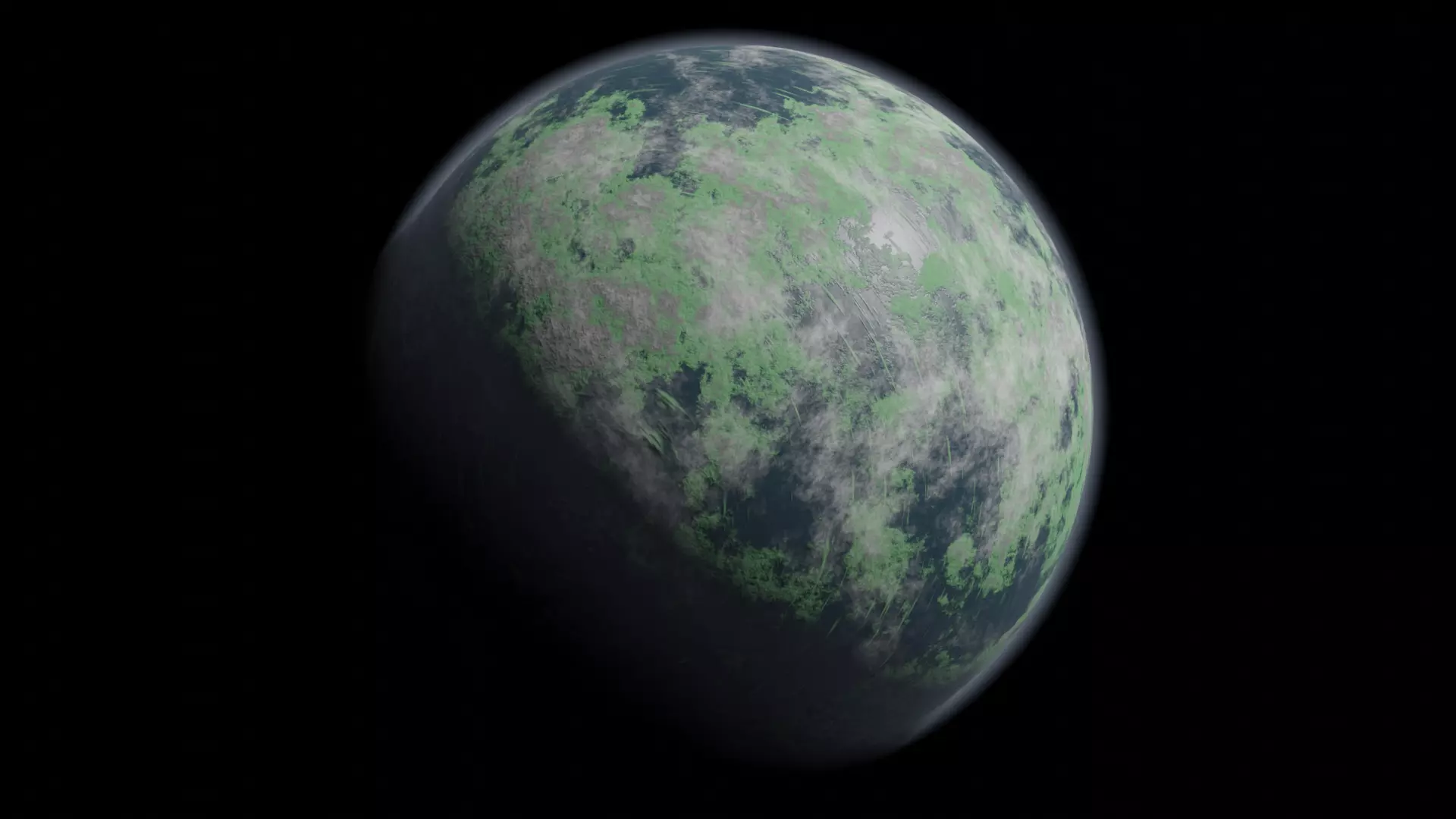 High Mountain Planet 1 3D model_0
