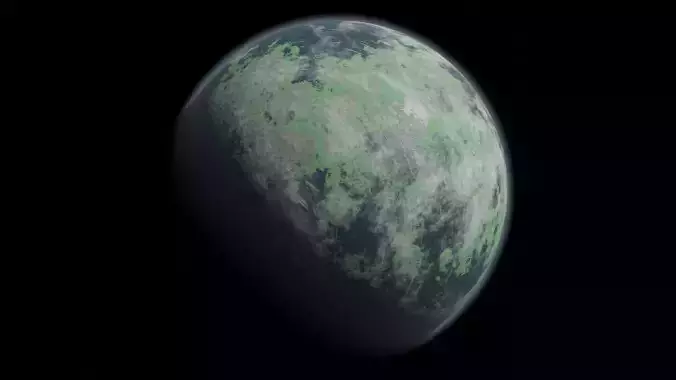High Mountain Planet 1 3D model