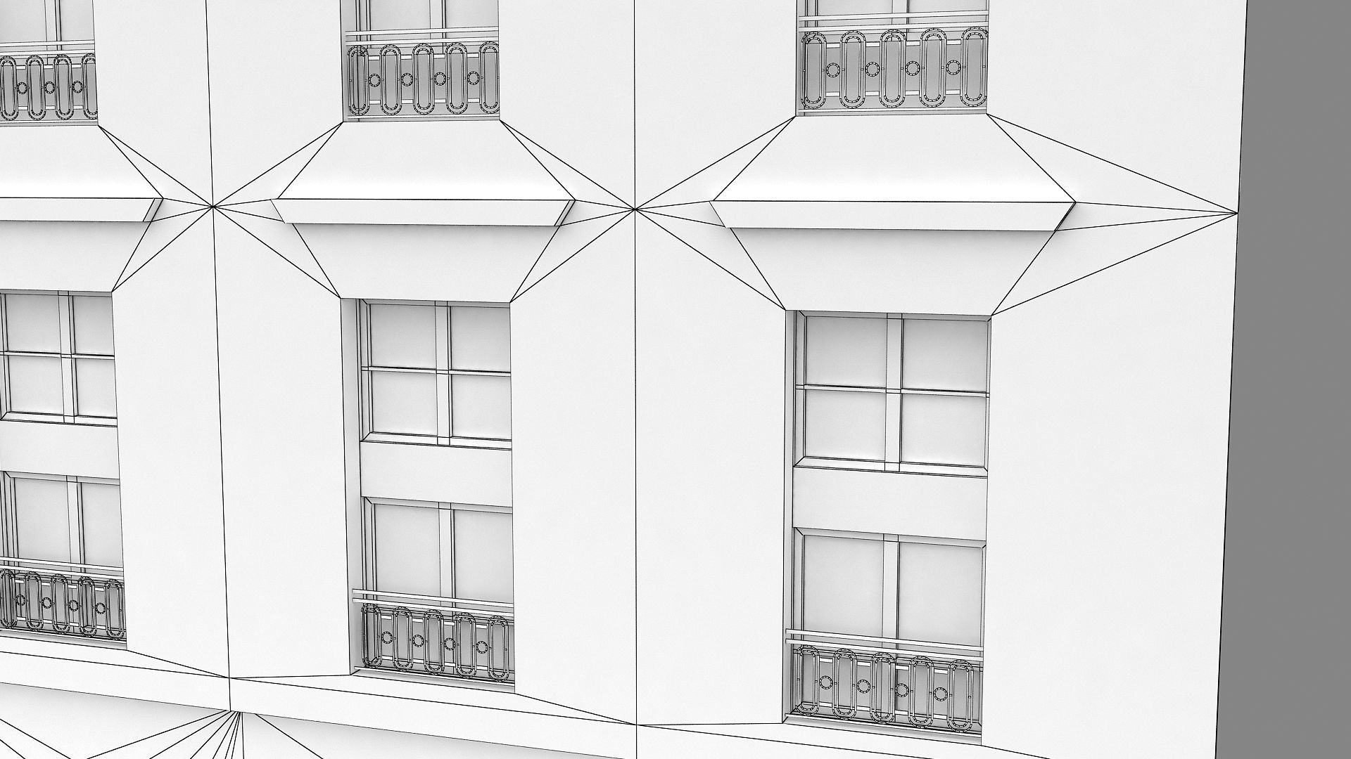 Typical Parisian Apartment 3d Building 09 3D model_21