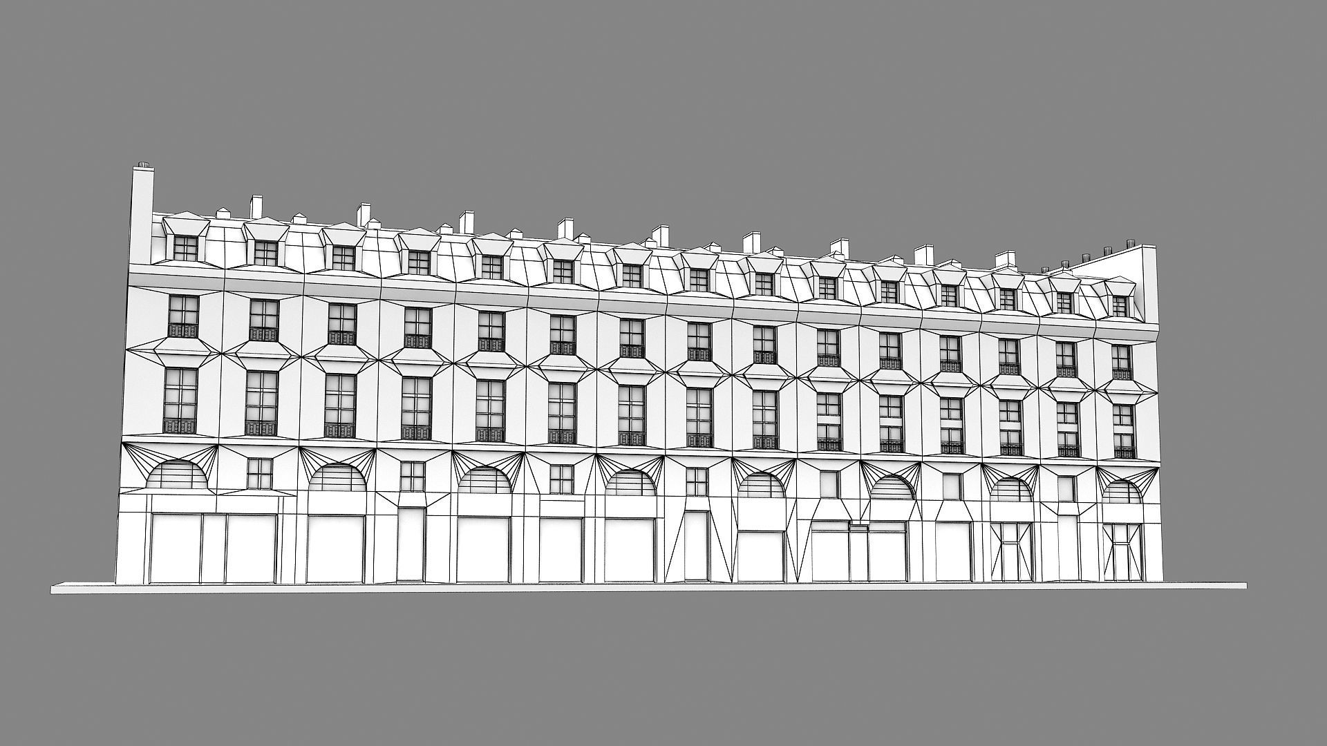 Typical Parisian Apartment 3d Building 09 3D model_22
