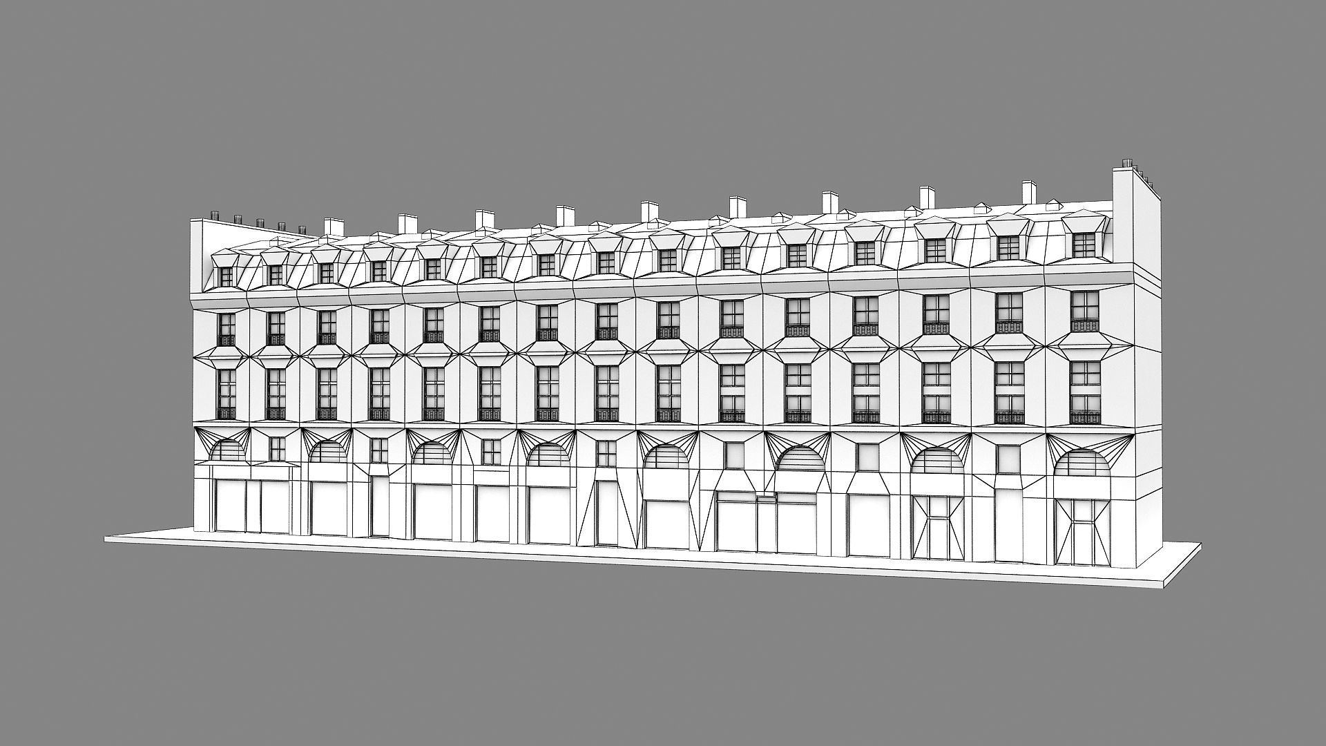Typical Parisian Apartment 3d Building 09 3D model_13