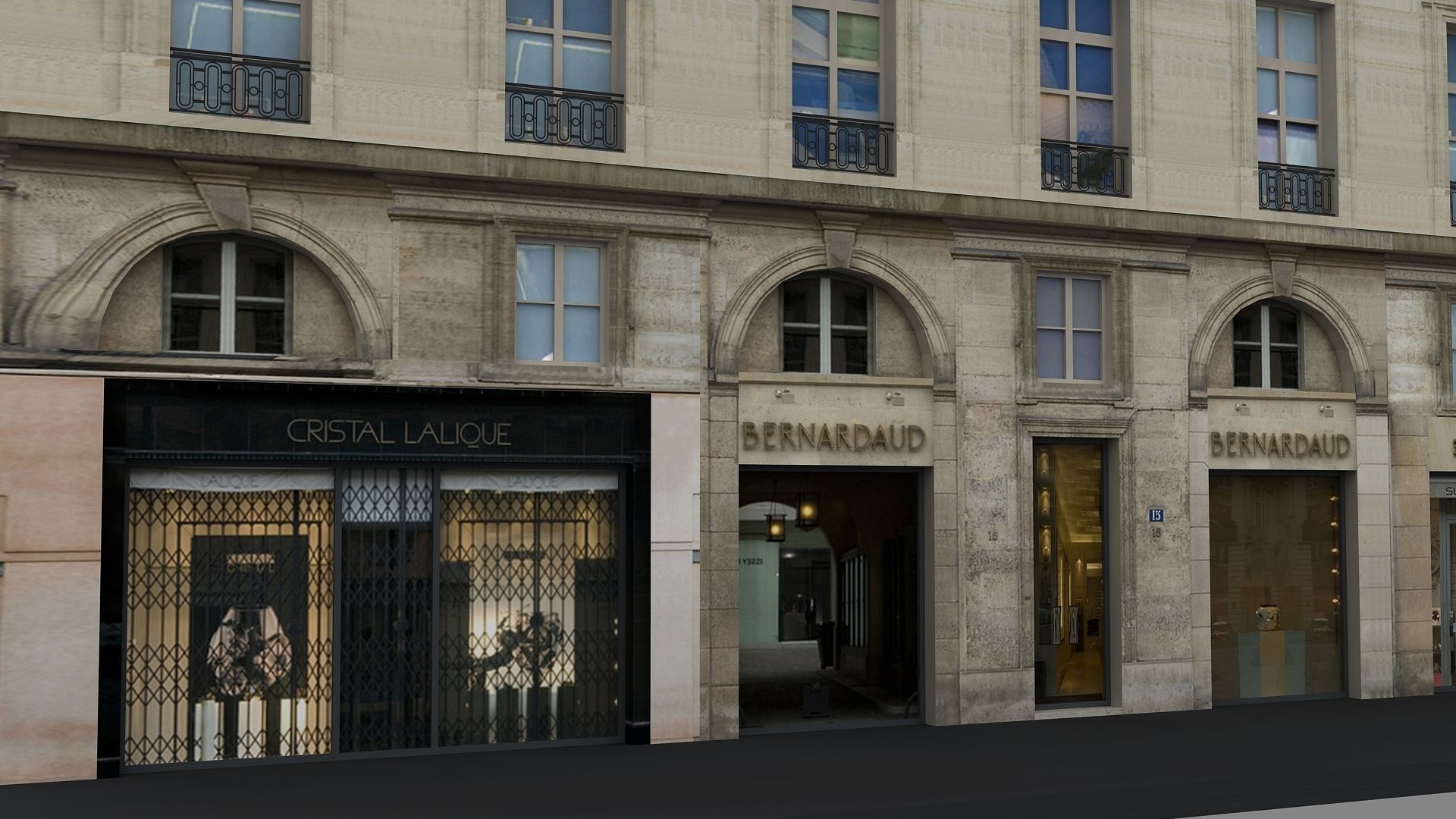 Typical Parisian Apartment 3d Building 09 3D model_9