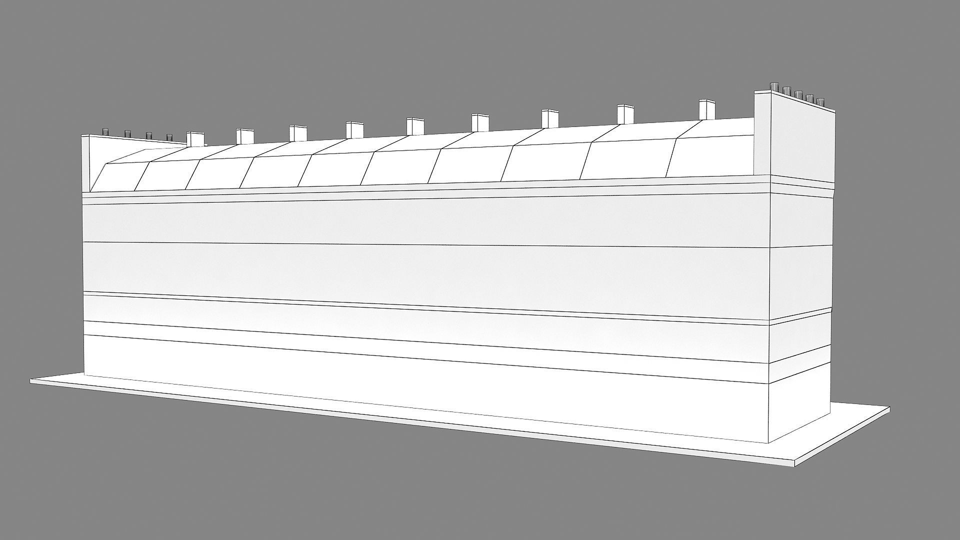 Typical Parisian Apartment 3d Building 09 3D model_17