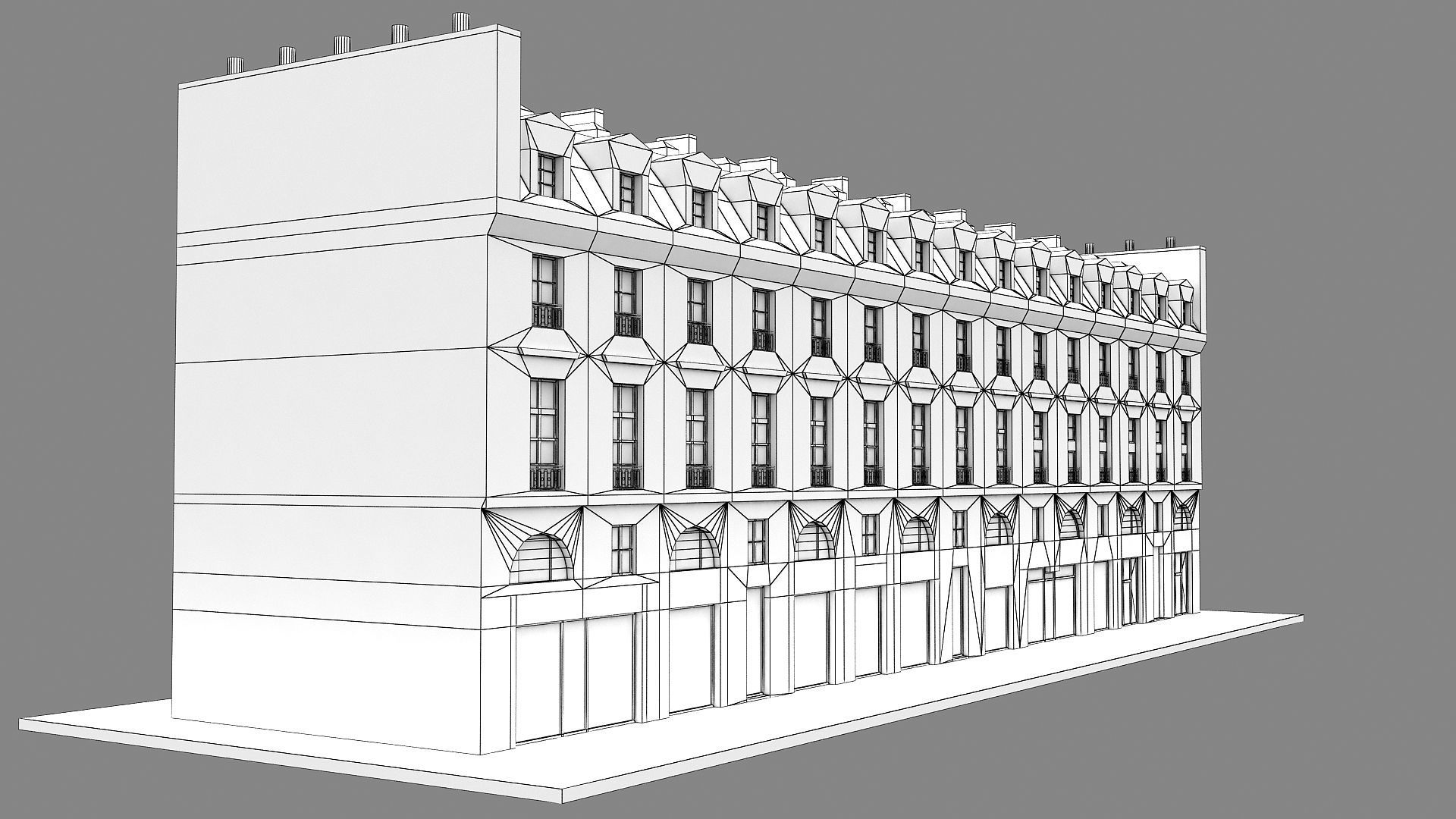 Typical Parisian Apartment 3d Building 09 3D model_20