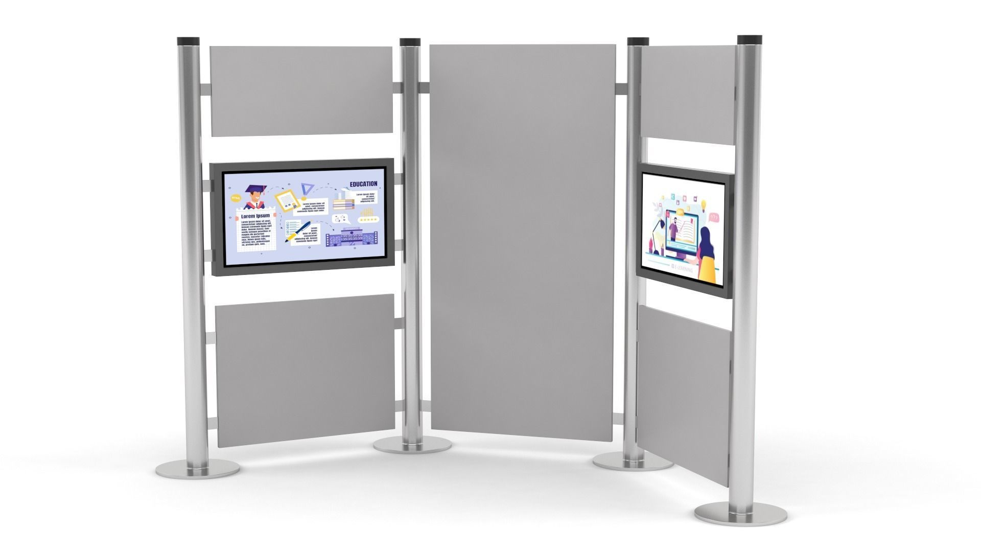 Exhibition Stand Design 3D model_1