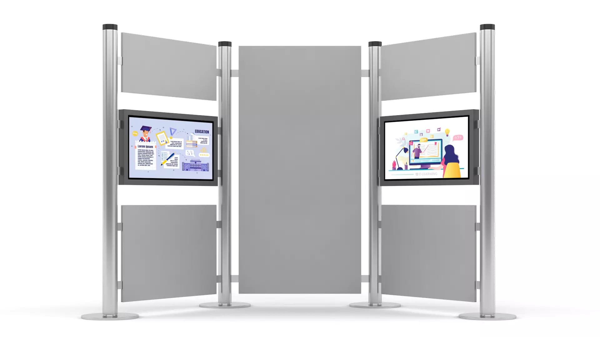 Exhibition Stand Design 3D model_0