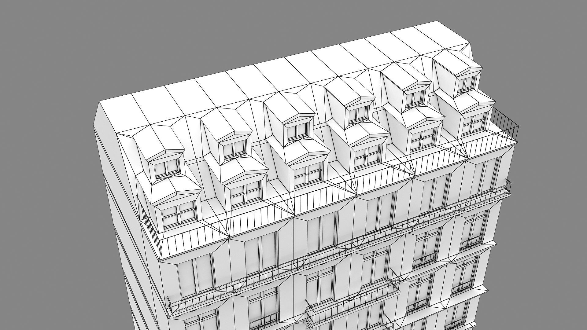 Typical Parisian Apartment 3d Building 10 3D model_10