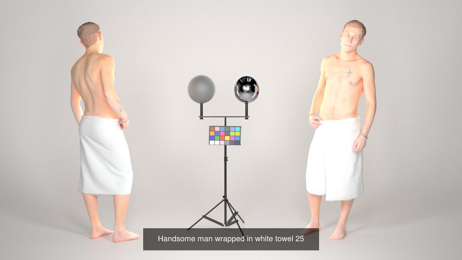 Beach people 14 3D Model Collection_1