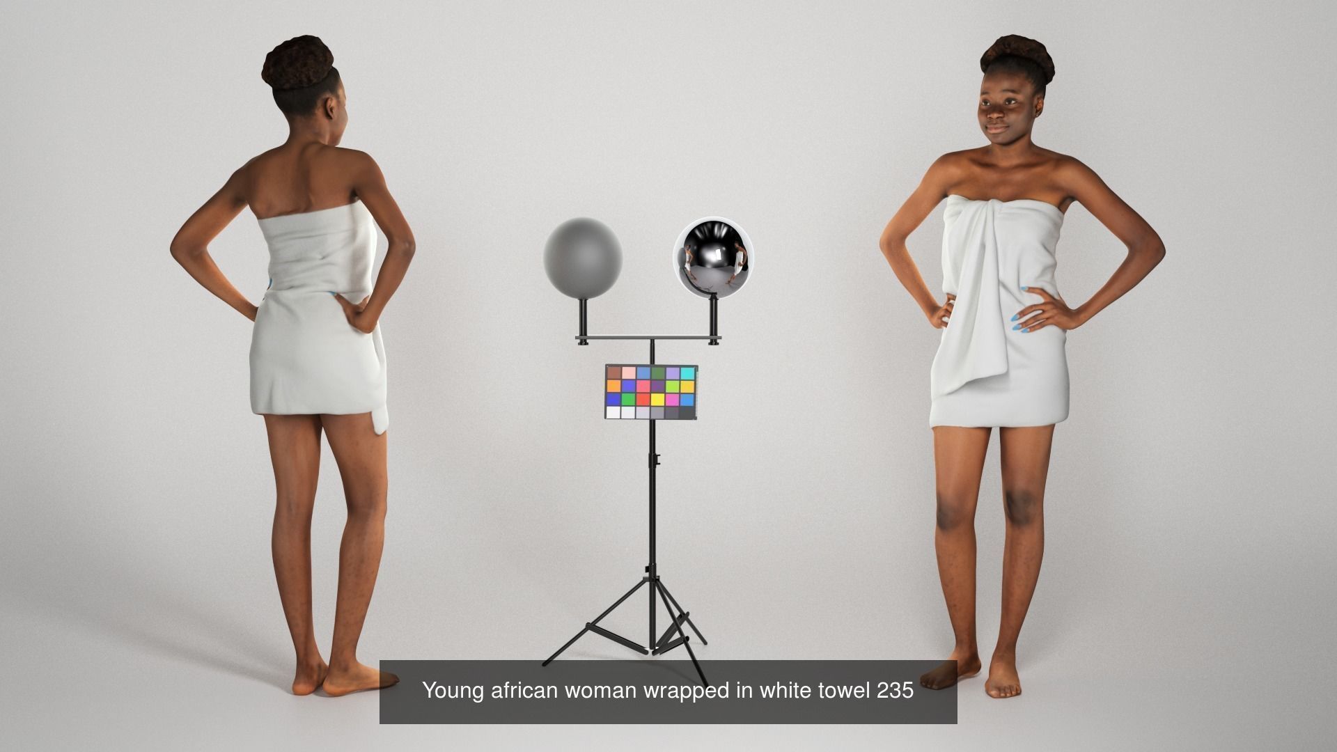 Beach people 14 3D Model Collection_7