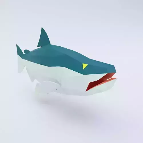 Chinook salmon fish 3d model 