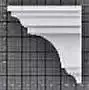 detail corbel on ruler