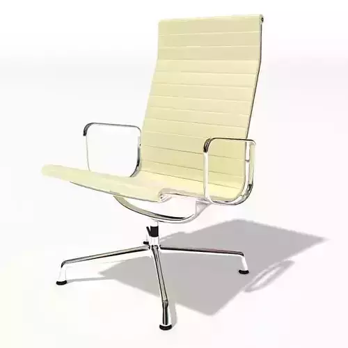 Slated Metal Armchair