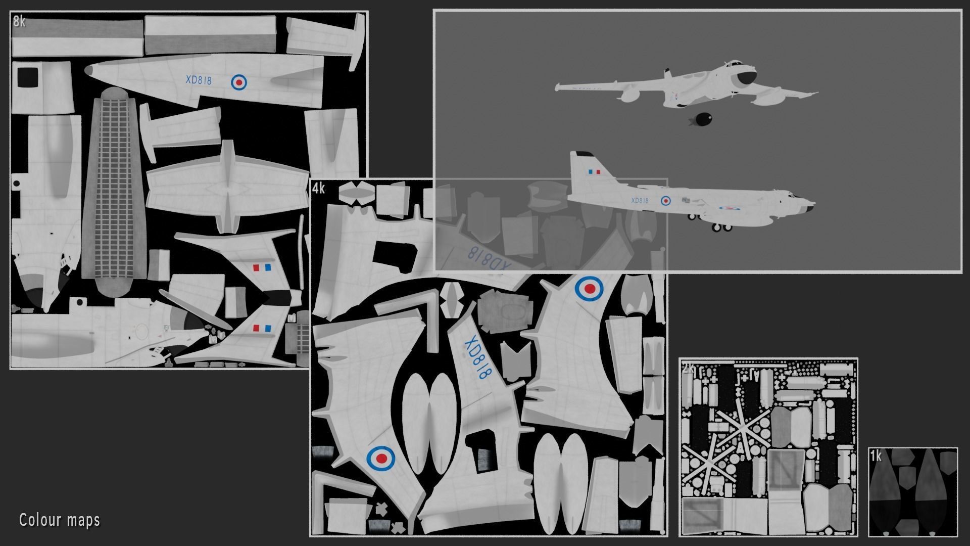 Vickers Valiant B1 bomber 3D model_13