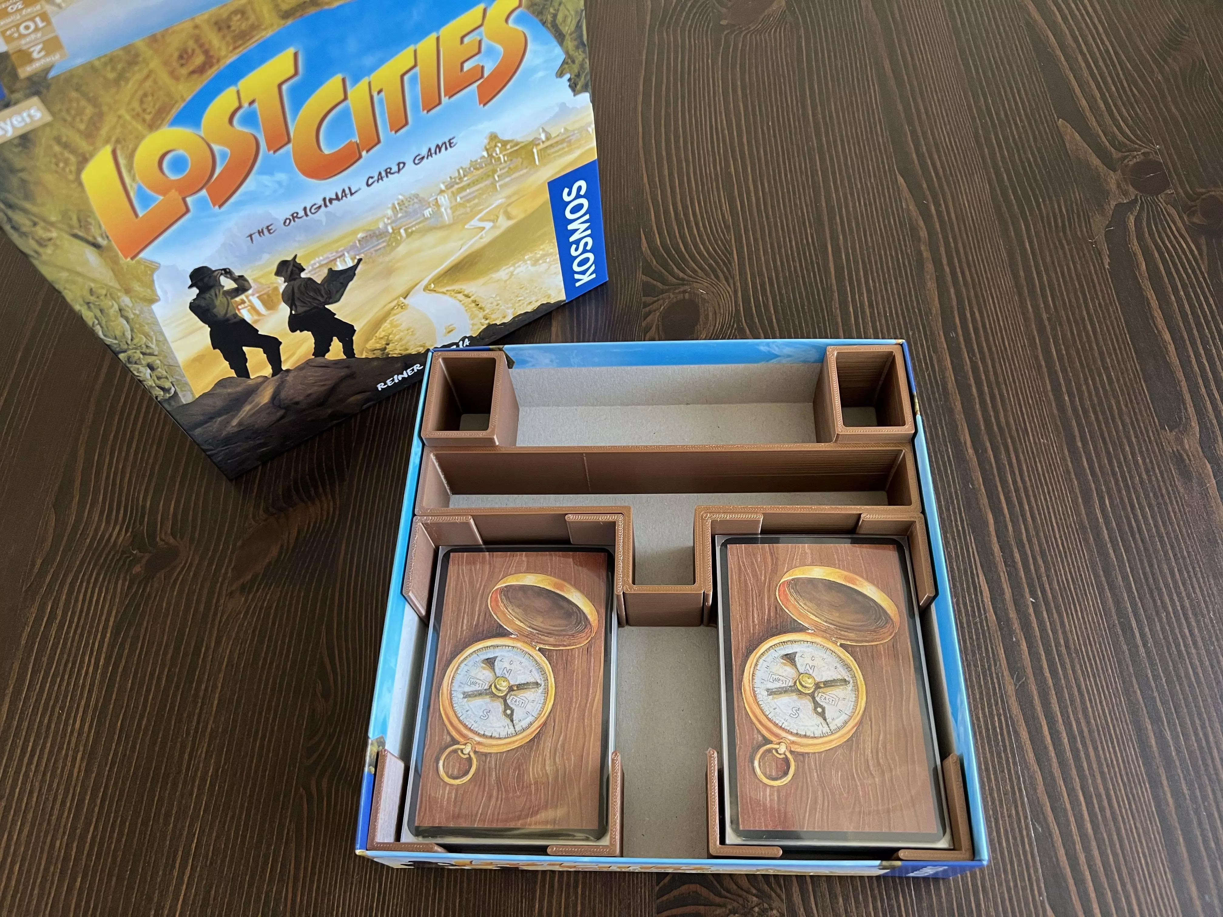 Lost Cities Board Game Organizer Insert Free 3D print model