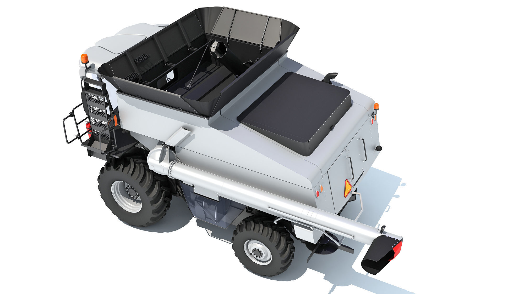 Combine Harvester 3D model_3