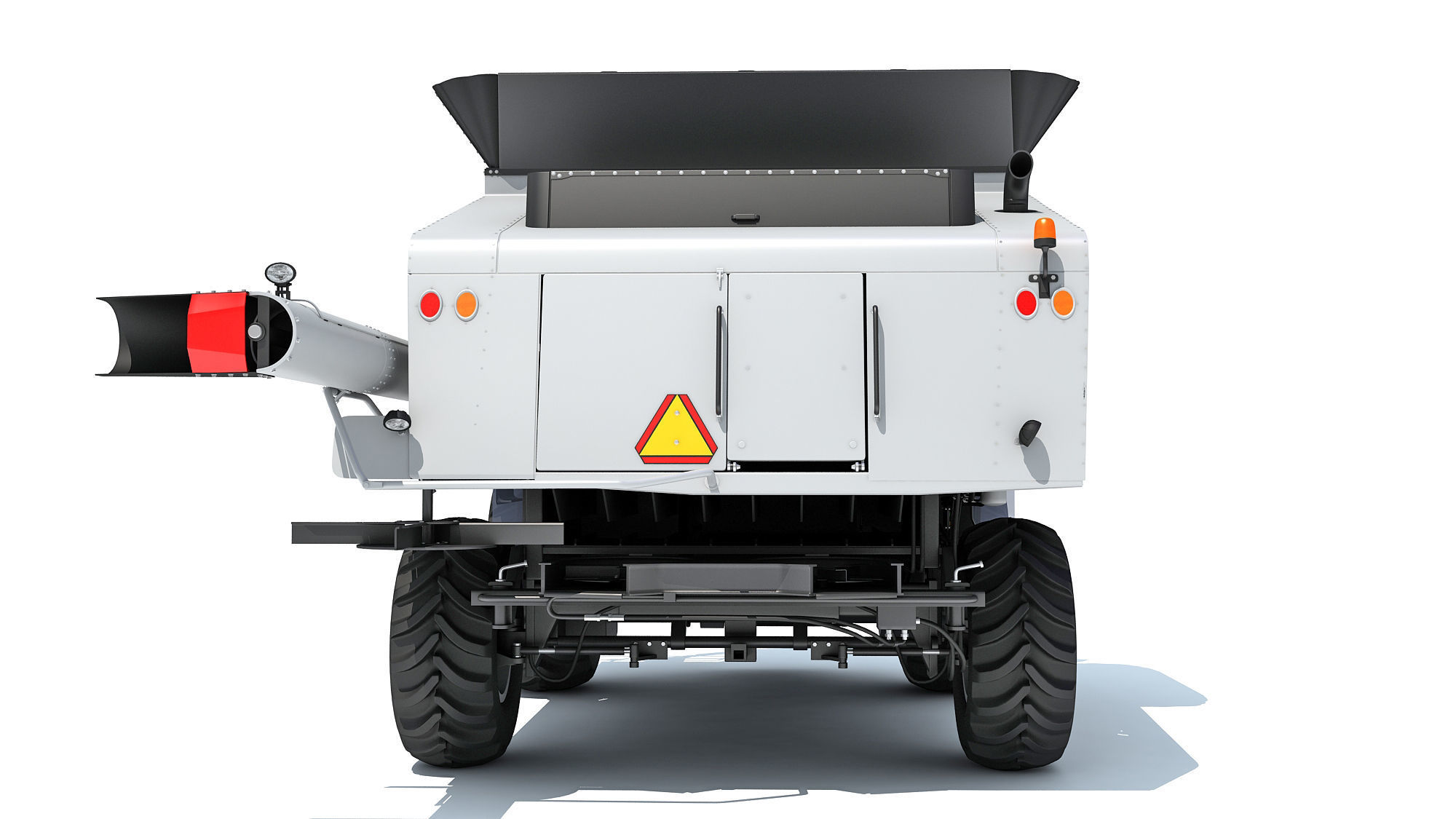 Combine Harvester 3D model_4