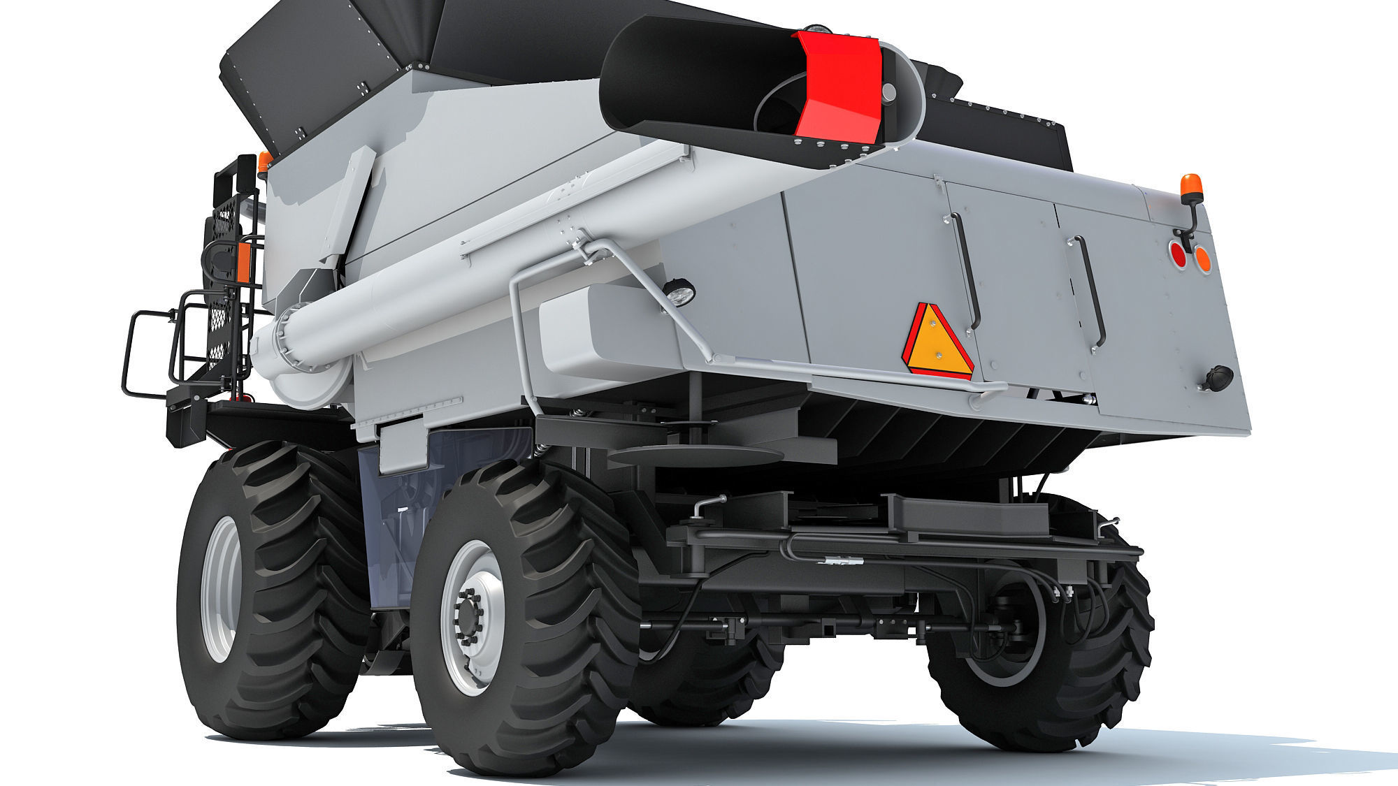 Combine Harvester 3D model_16