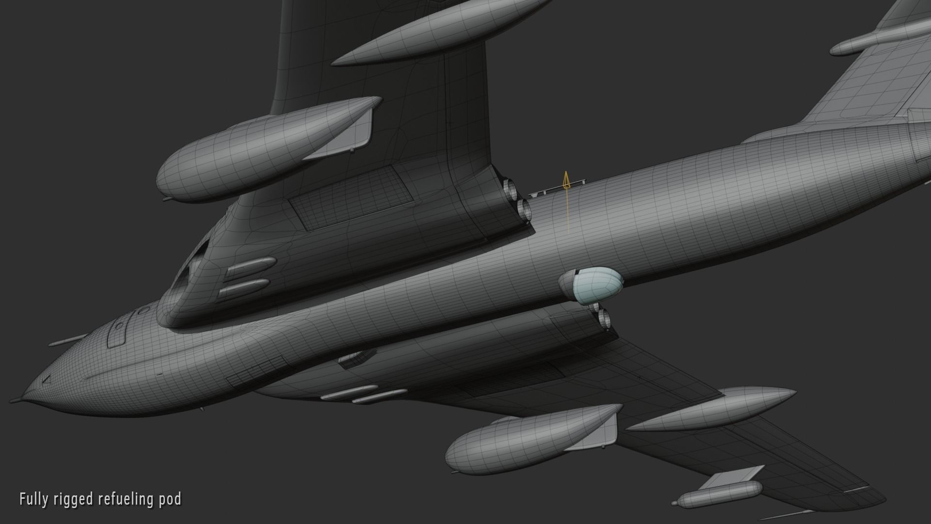 Handley Page Victor K2 tanker 3D model_9