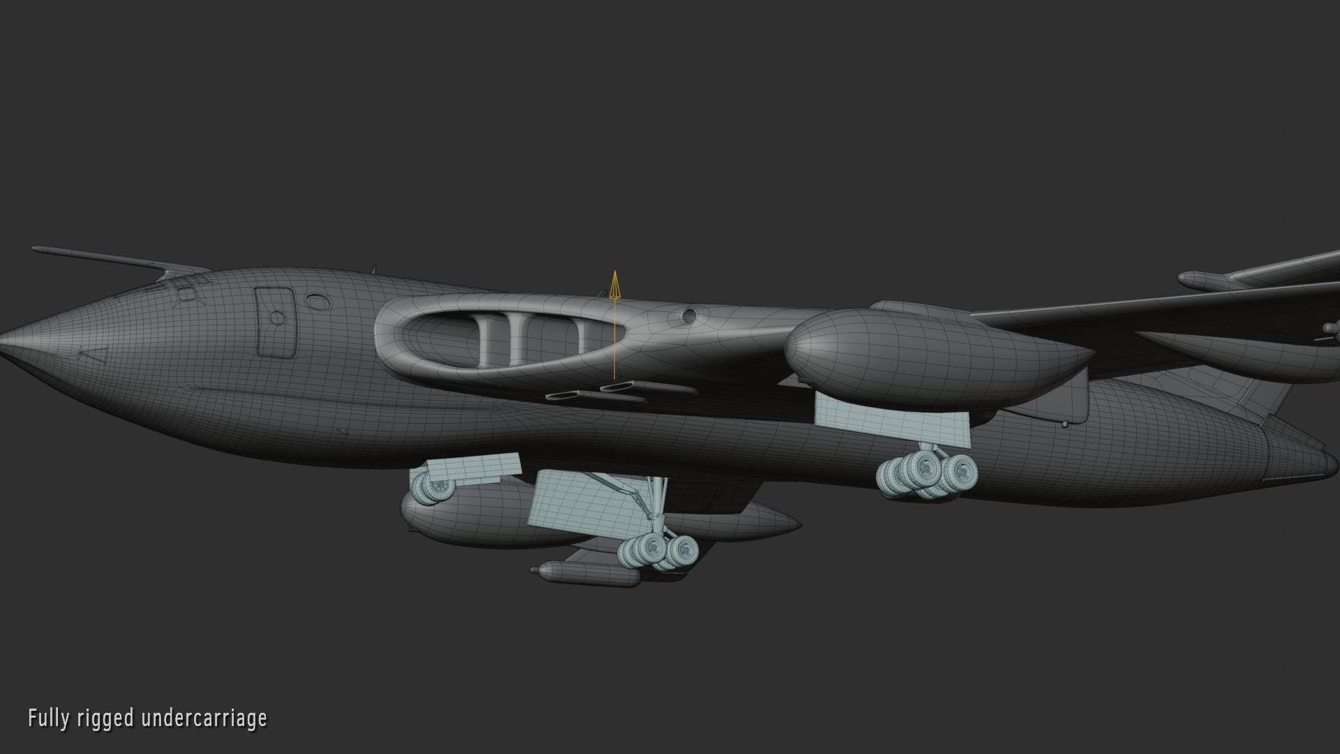 Handley Page Victor K2 tanker 3D model_8