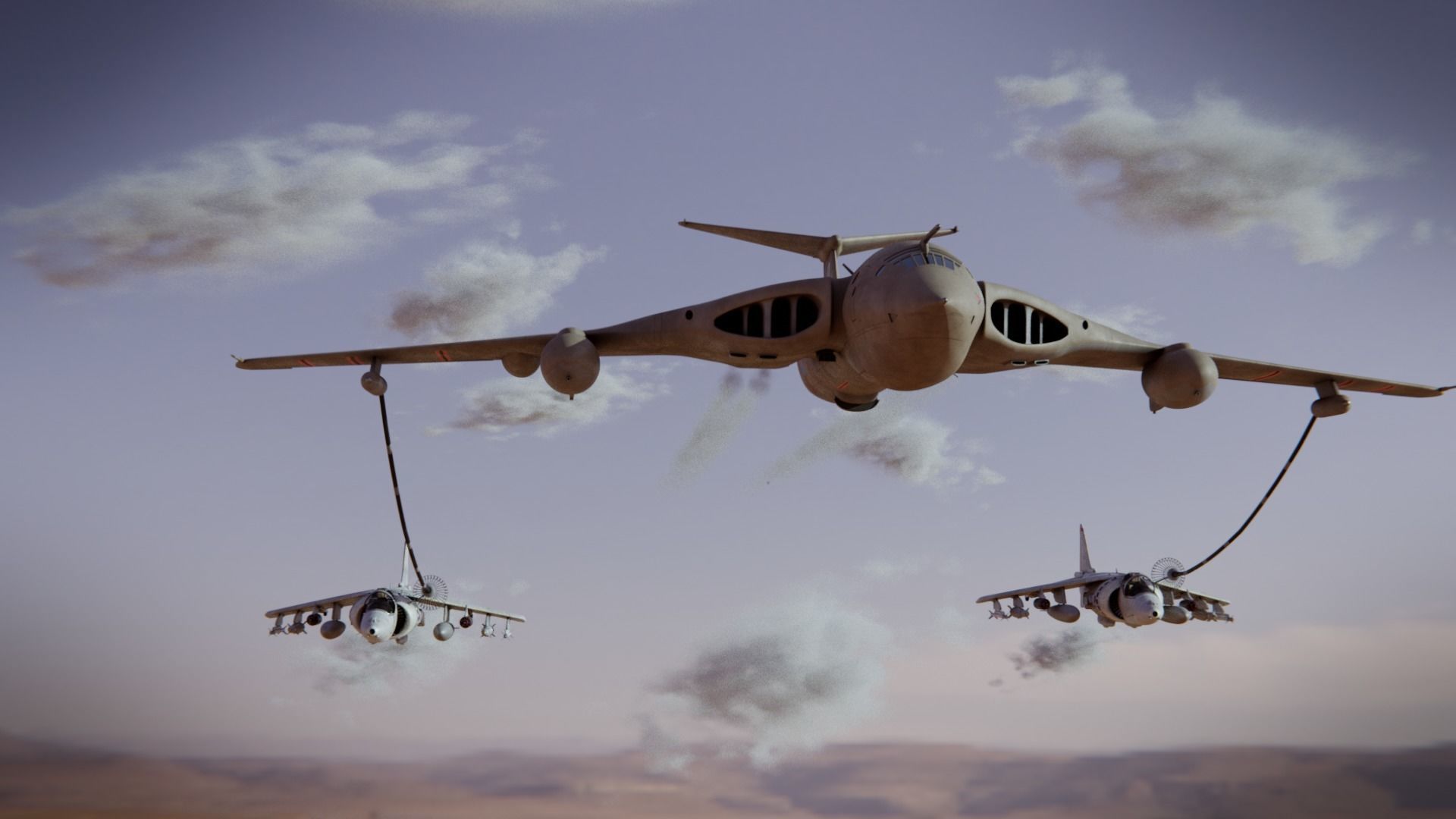 Handley Page Victor K2 tanker 3D model_6