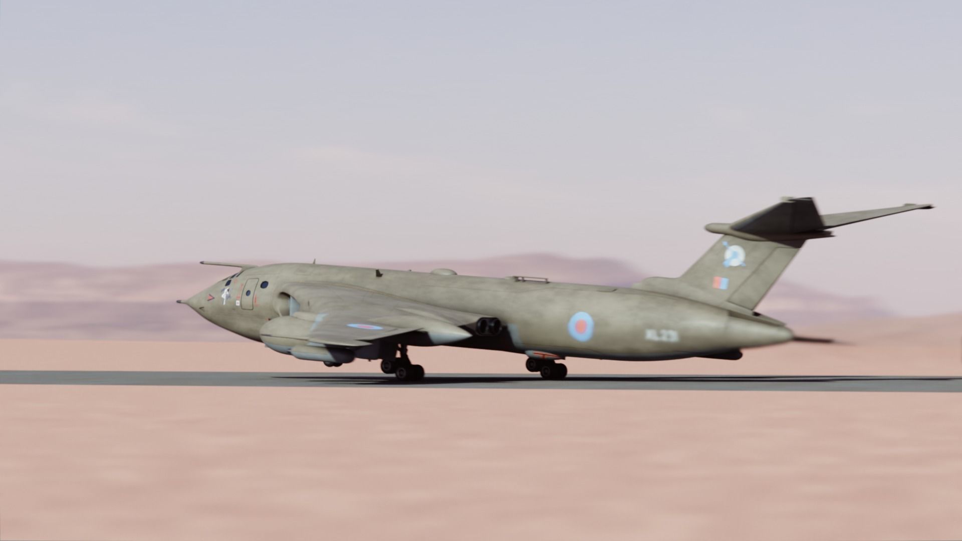 Handley Page Victor K2 tanker 3D model_3