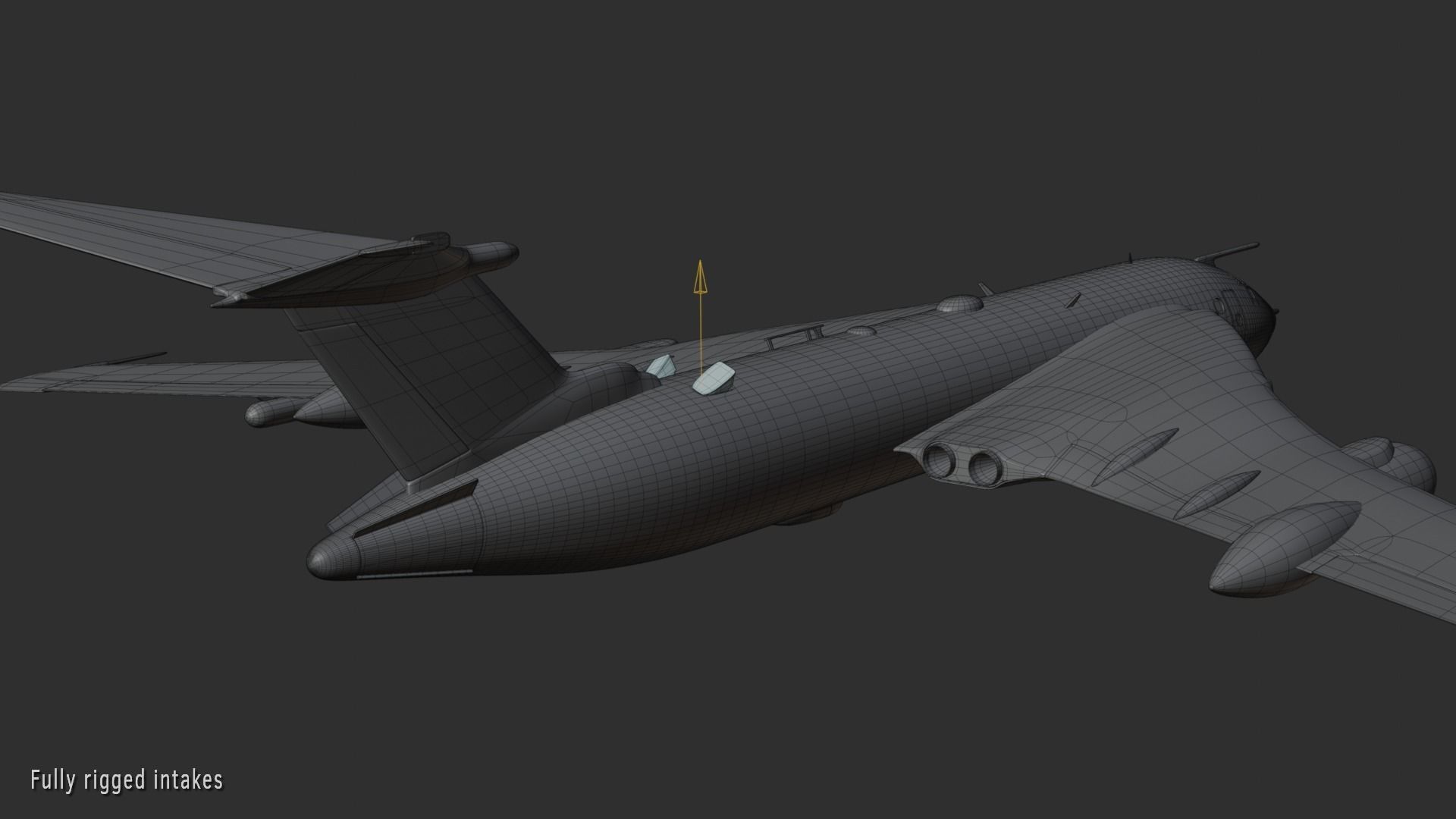 Handley Page Victor K2 tanker 3D model_12