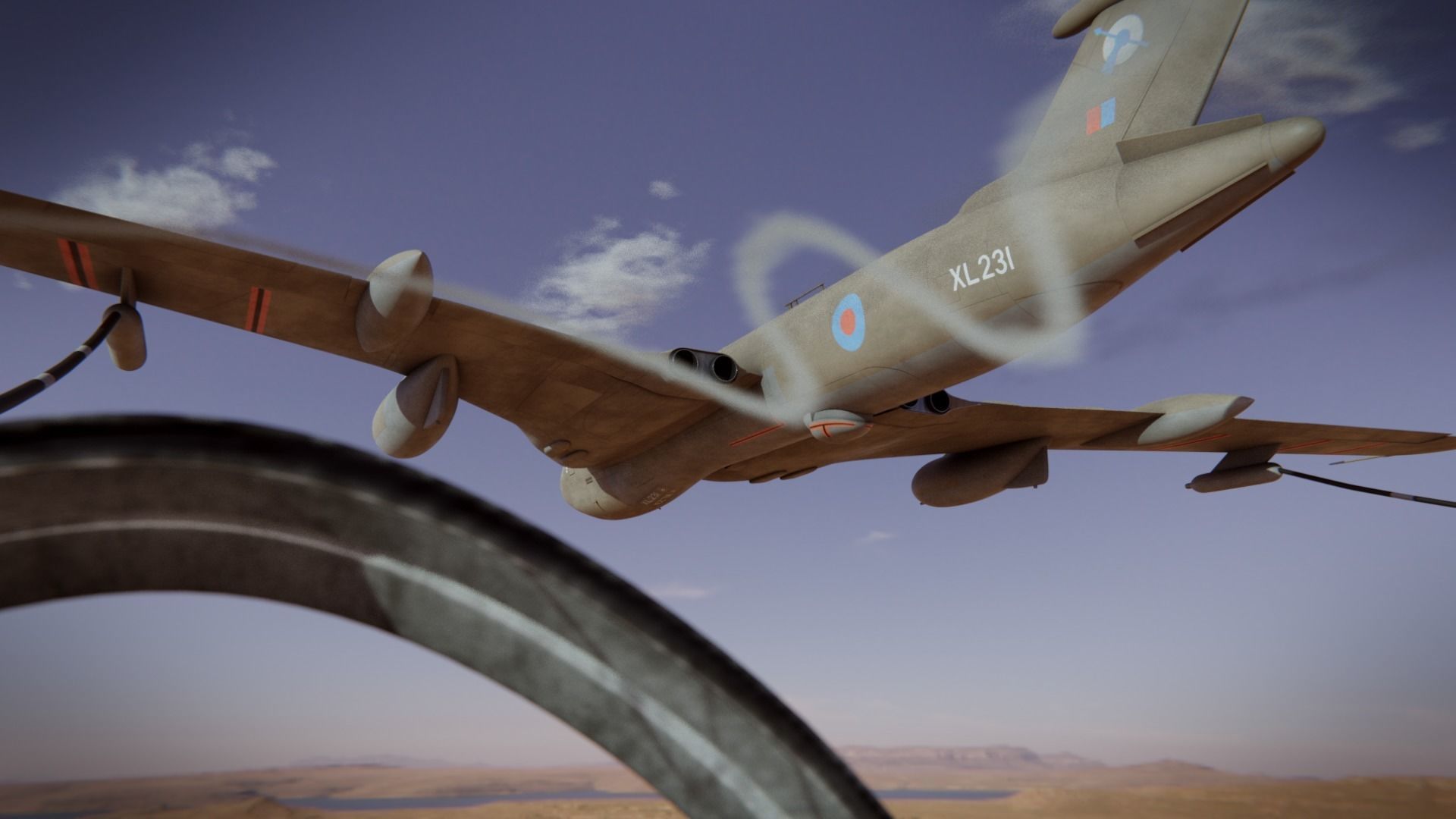 Handley Page Victor K2 tanker 3D model_5