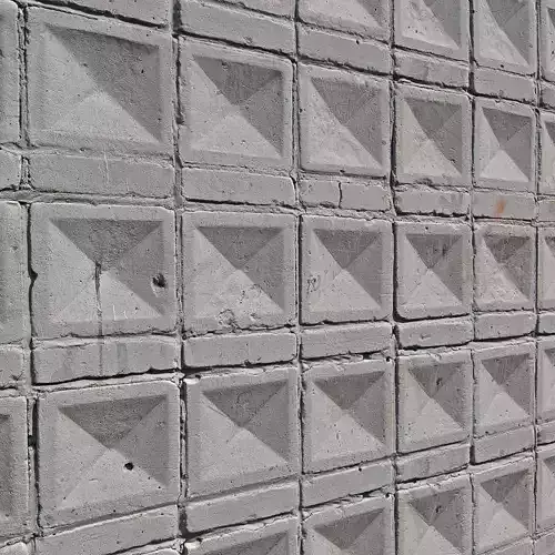 Concrete wall  3D model