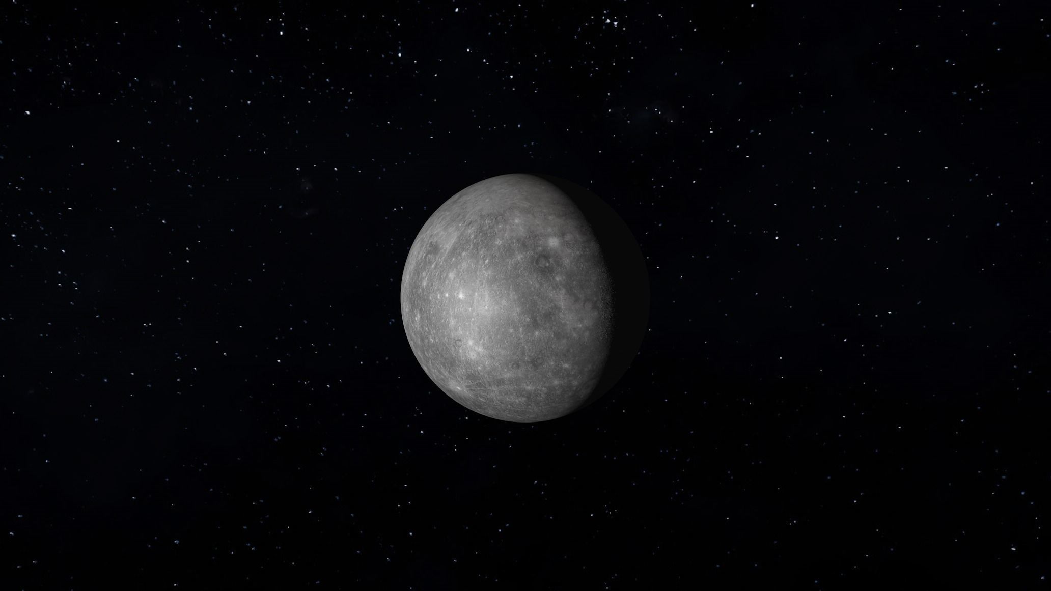 Realistic Solar System Model built to scale 3D model_5