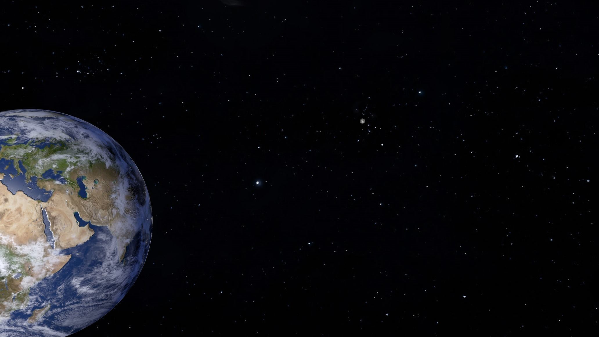 Realistic Solar System Model built to scale 3D model_2