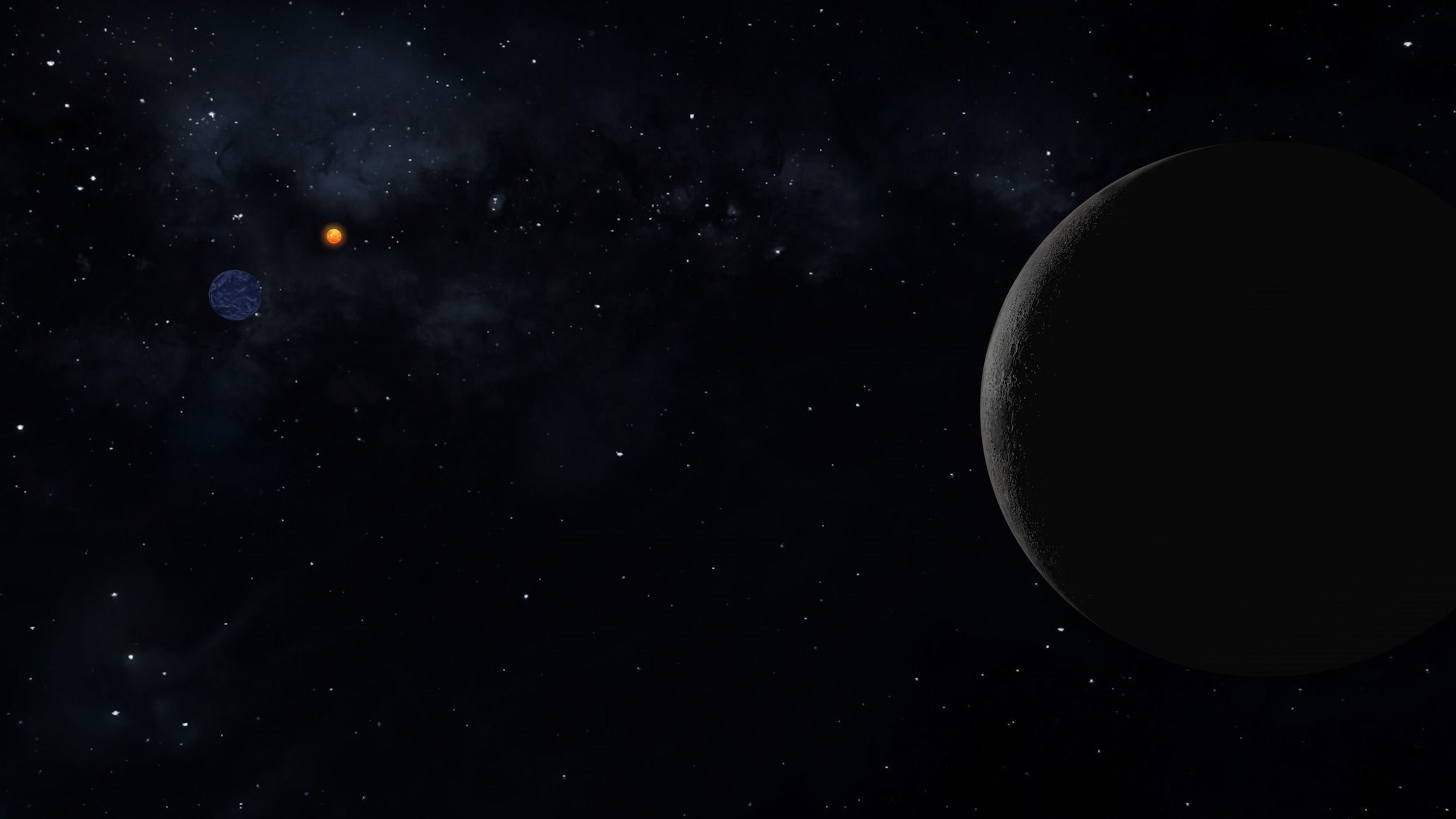 Realistic Solar System Model built to scale 3D model_7