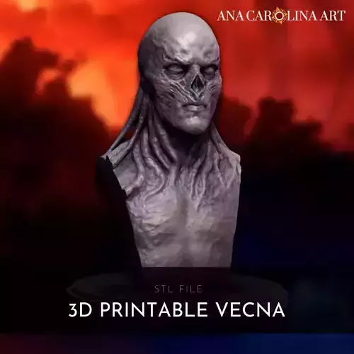 Vecna from Stranger Things by Ana Carolina Art