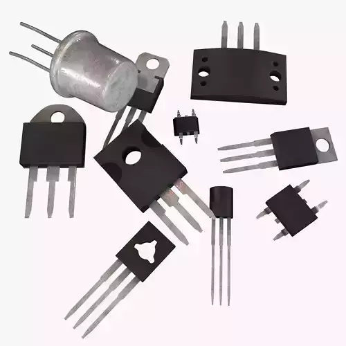 Transistors four electronic components
