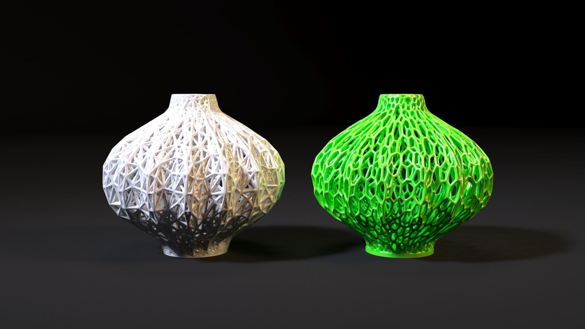 Set of decorative vases 3D print model_24