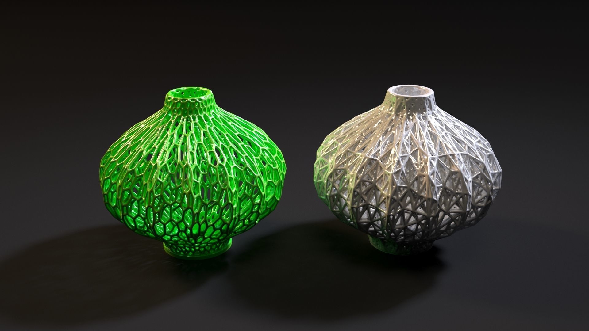 Set of decorative vases 3D print model_20