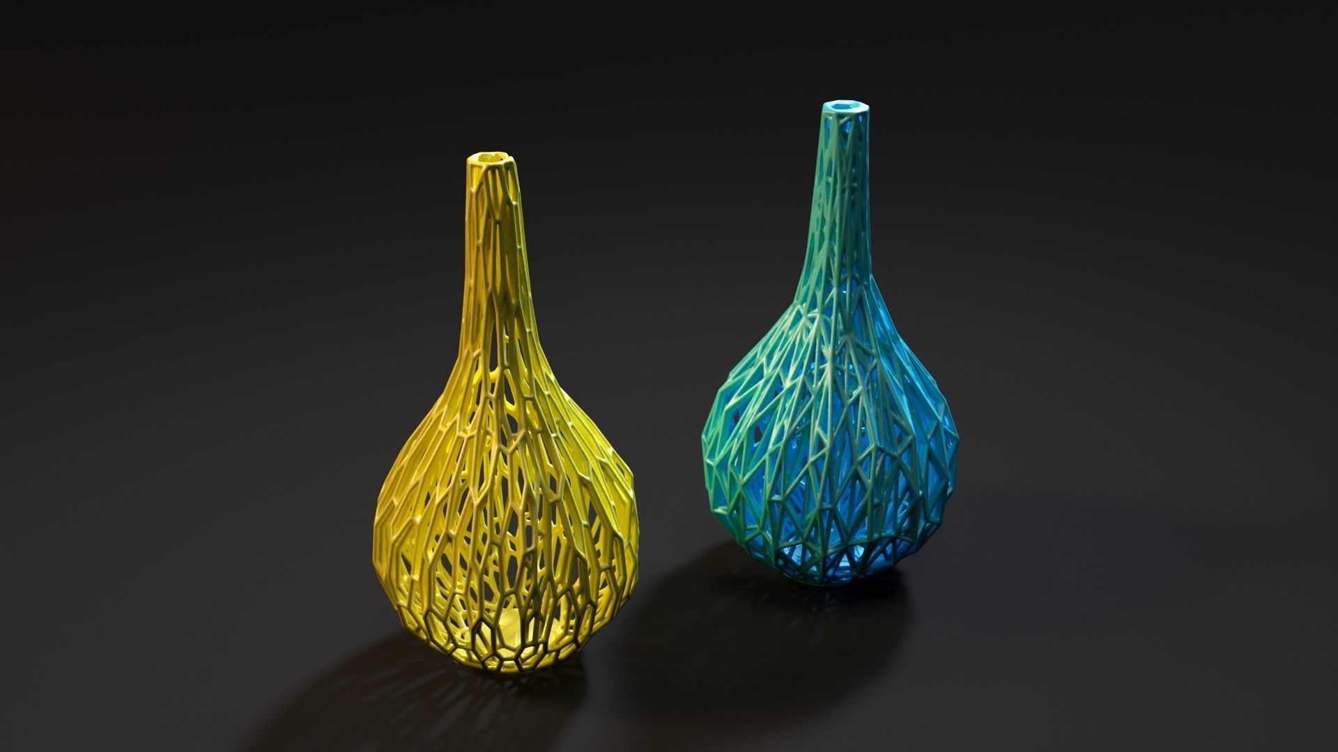 Set of decorative vases 3D print model_29