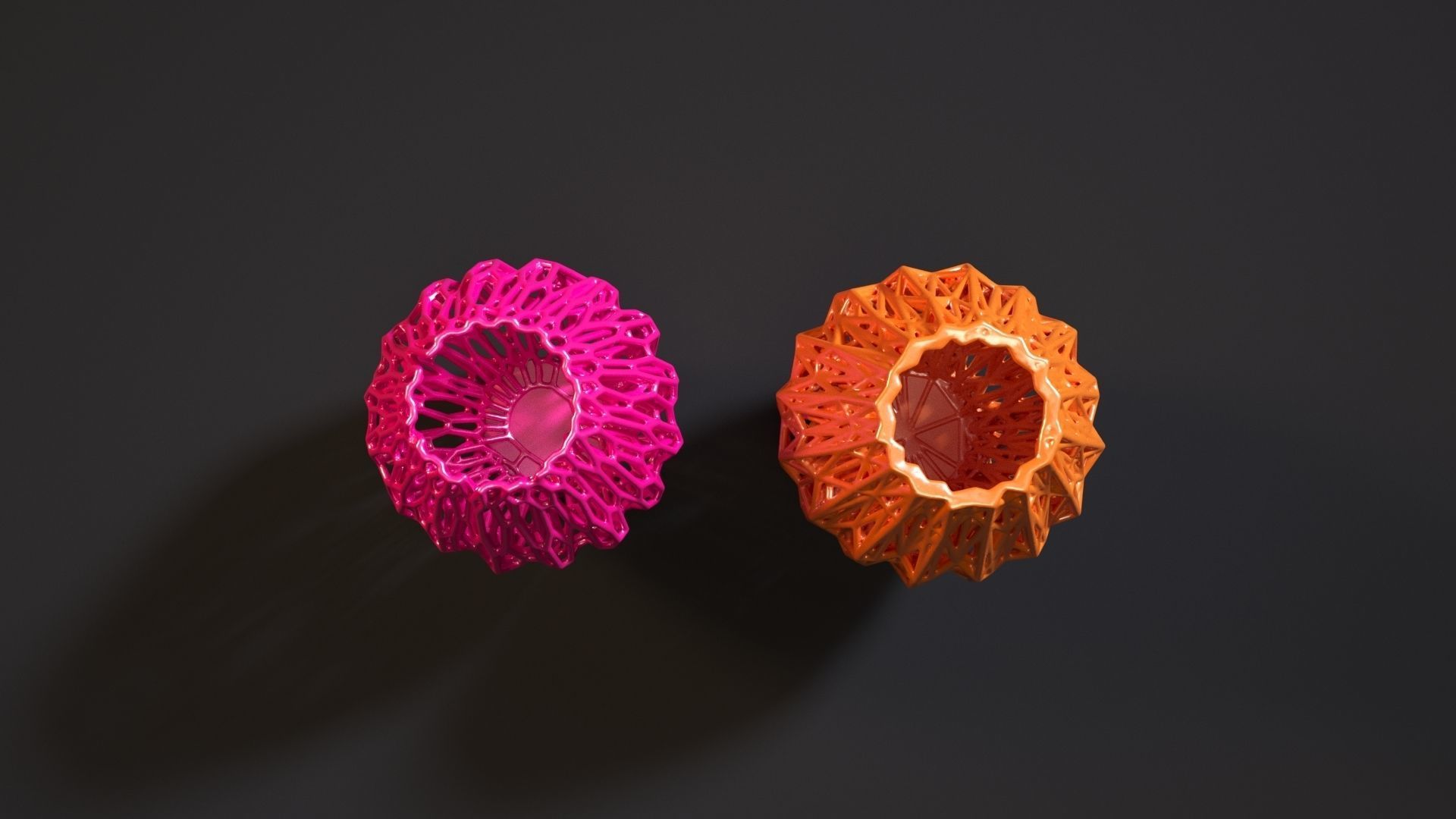 Set of decorative vases 3D print model_45