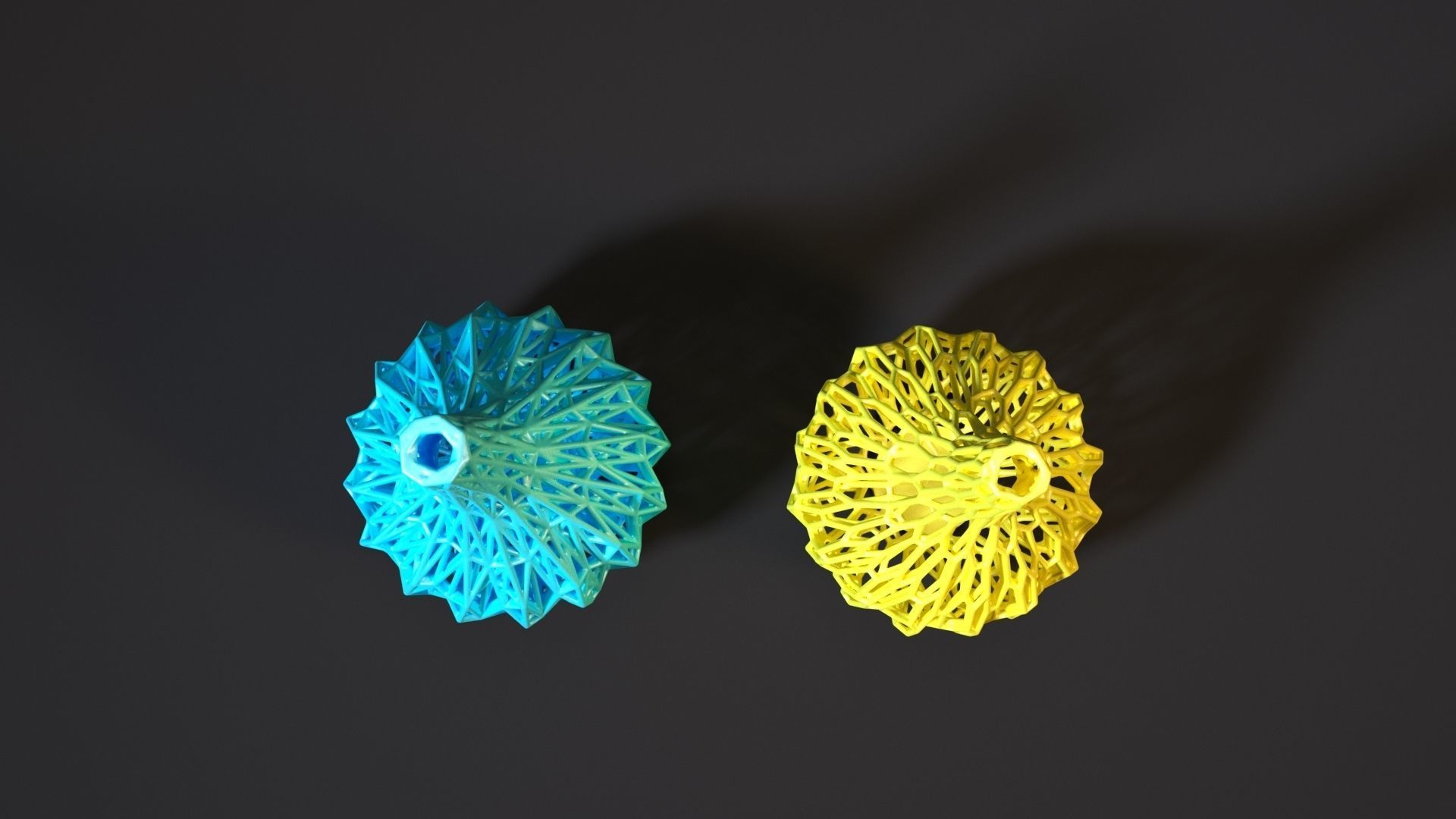 Set of decorative vases 3D print model_35