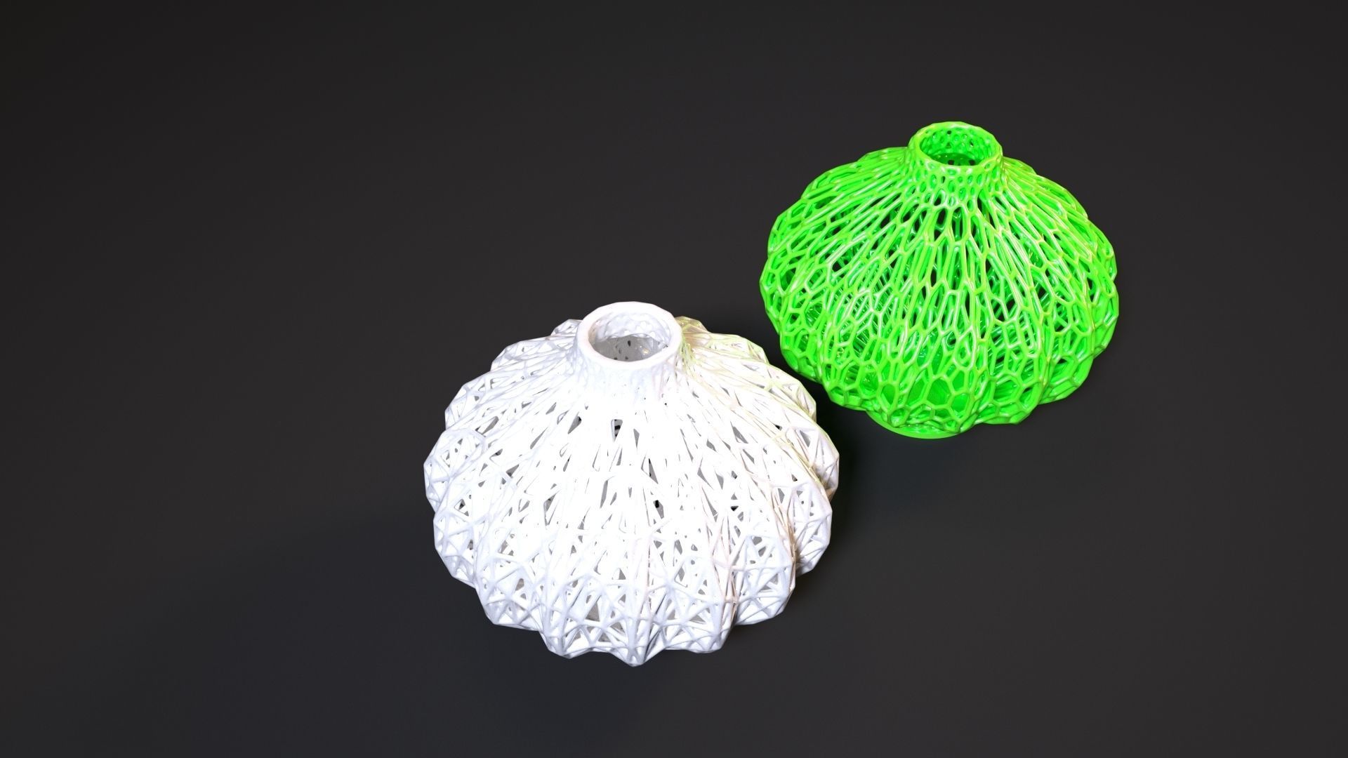Set of decorative vases 3D print model_23