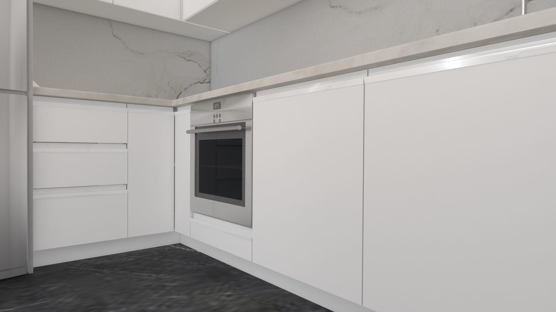 Modern Kitchen  2 3D model_1