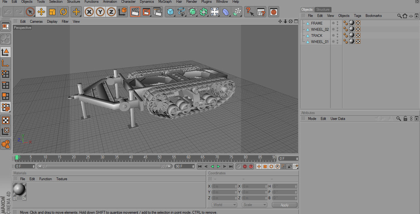 Trailer Track-clay version 3D model_12
