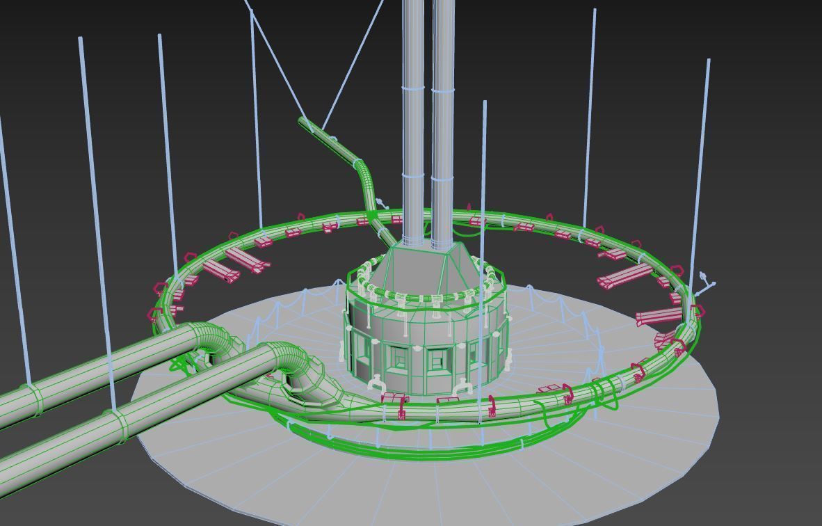 Abandoned Factory Hall 3D model_11