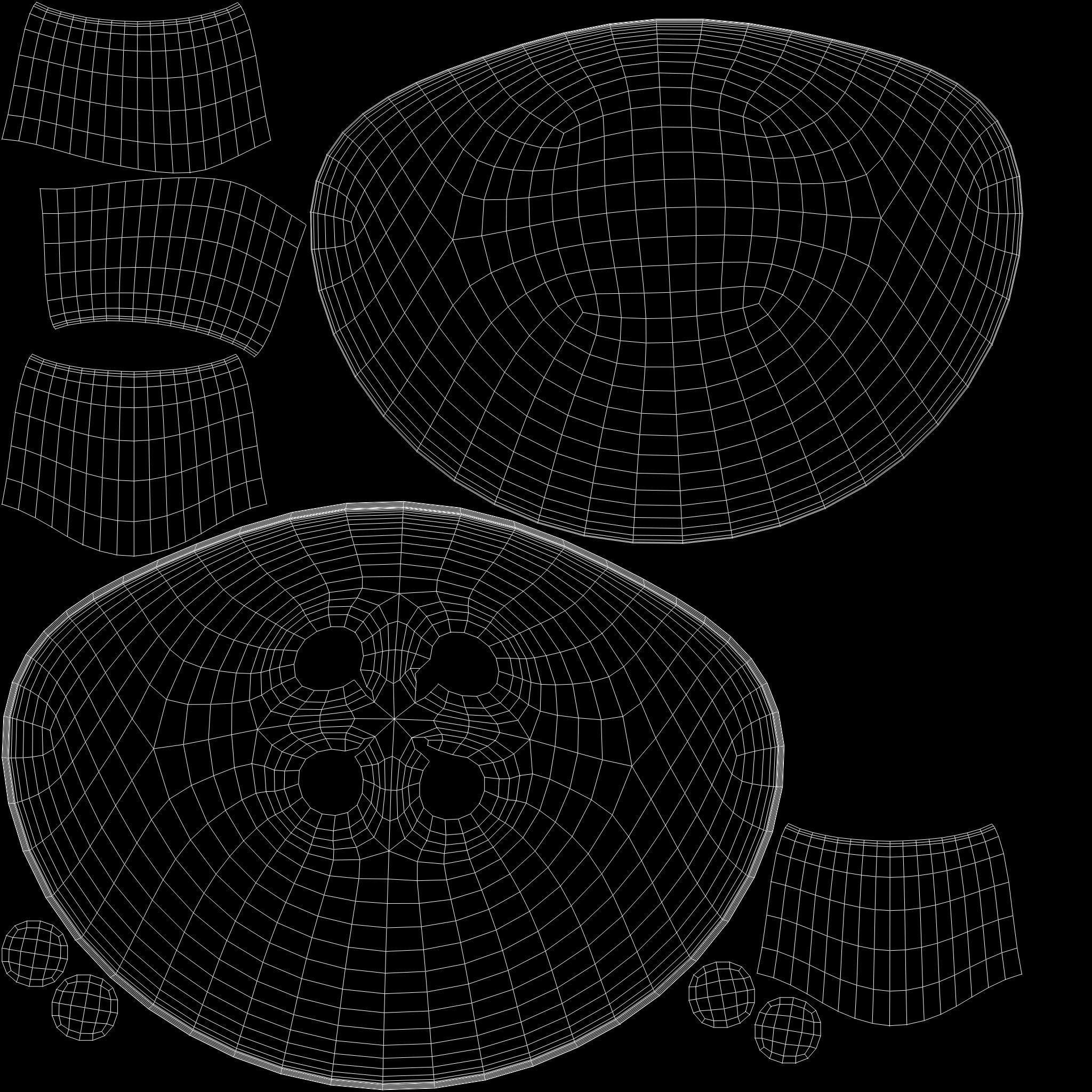 Kidz Chair 3d Model Low-poly 3D model_7