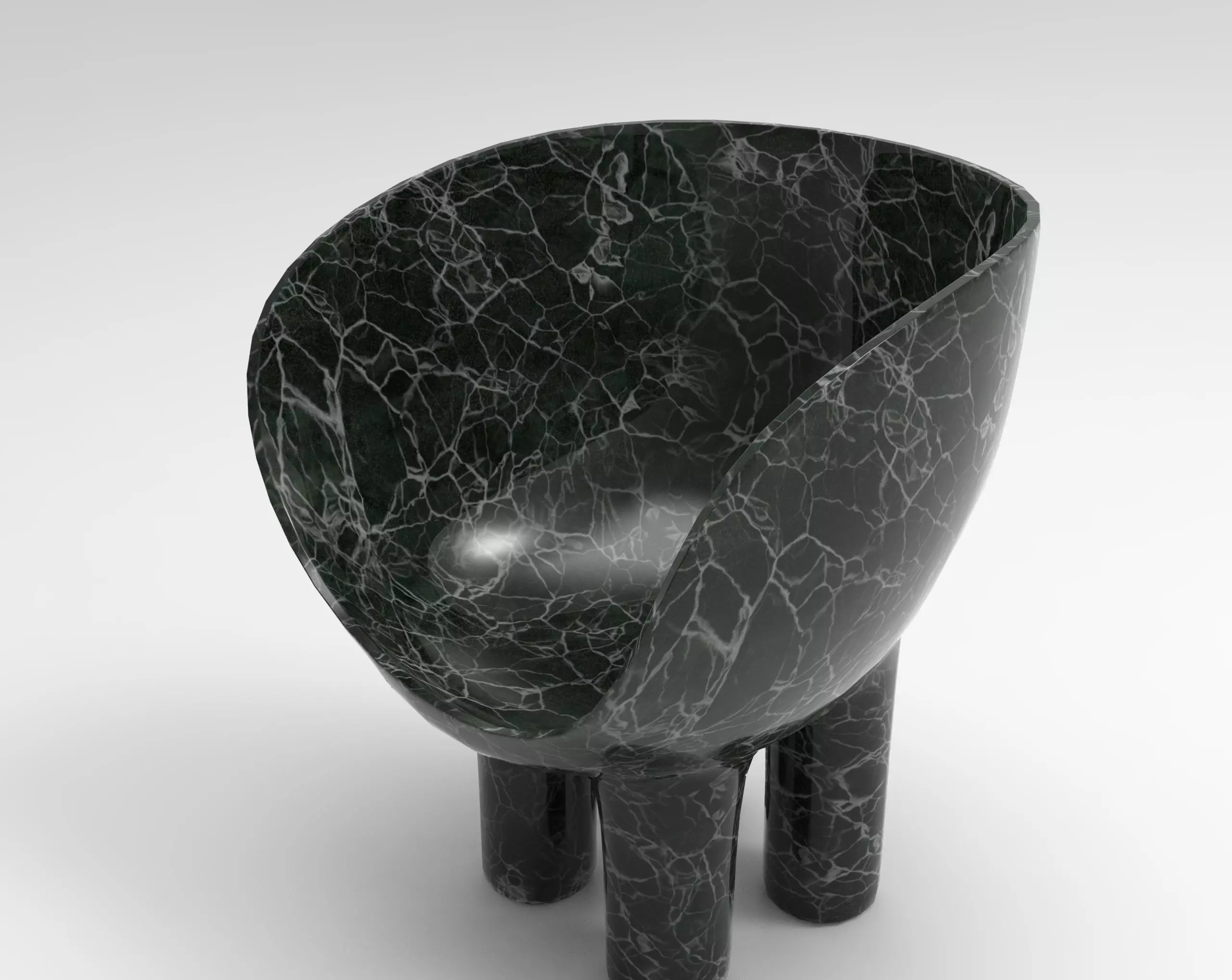 Kidz Chair 3d Model Low-poly 3D model_0