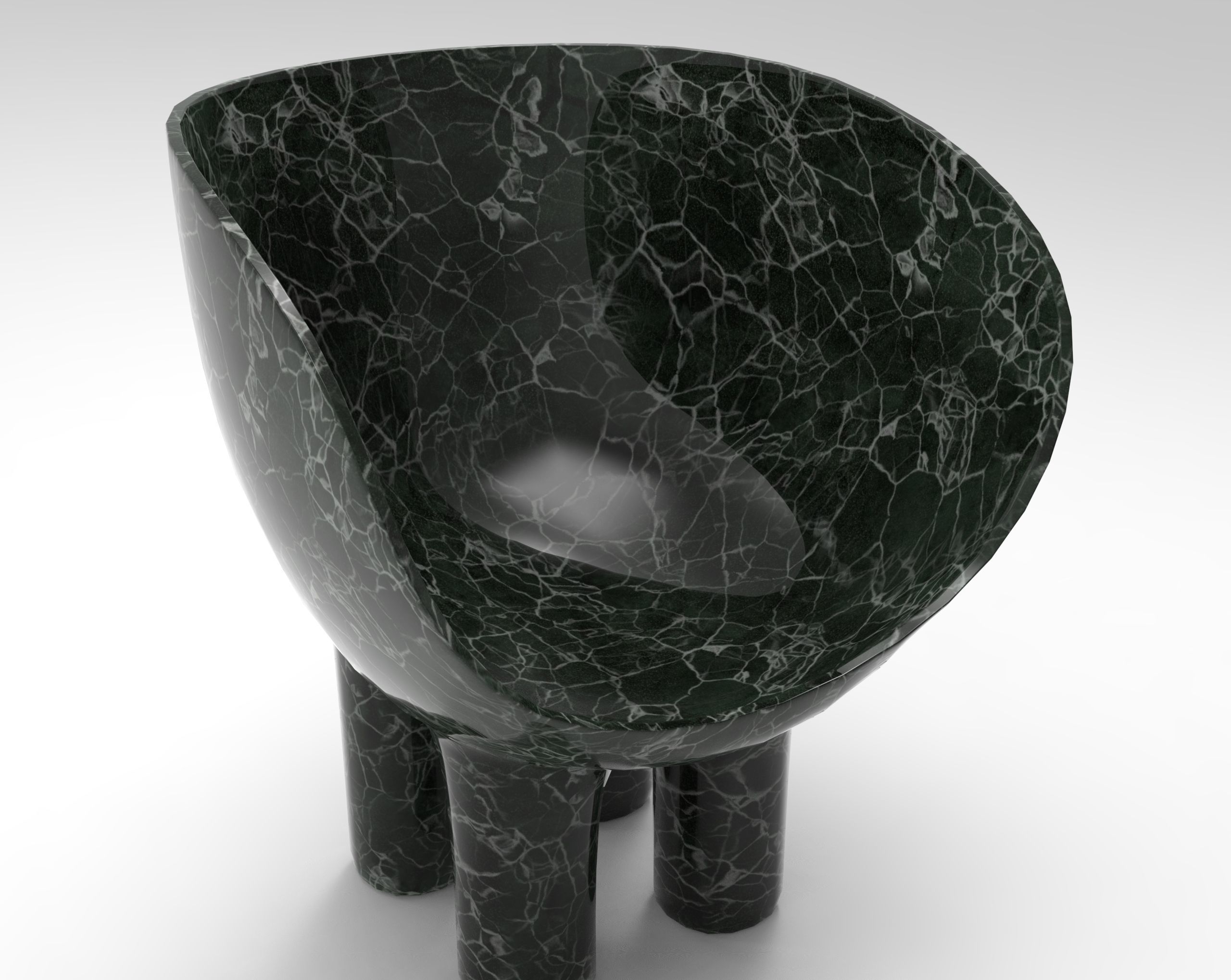 Kidz Chair 3d Model Low-poly 3D model_1