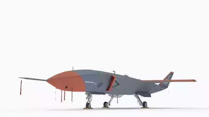Boeing Loyal Wingman Military Drone MQ-28A Ghost Bat 3D model