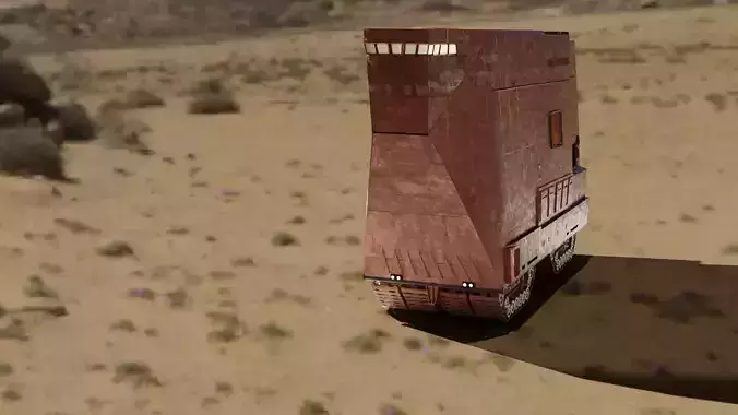 star wars sandcrawler  3D model