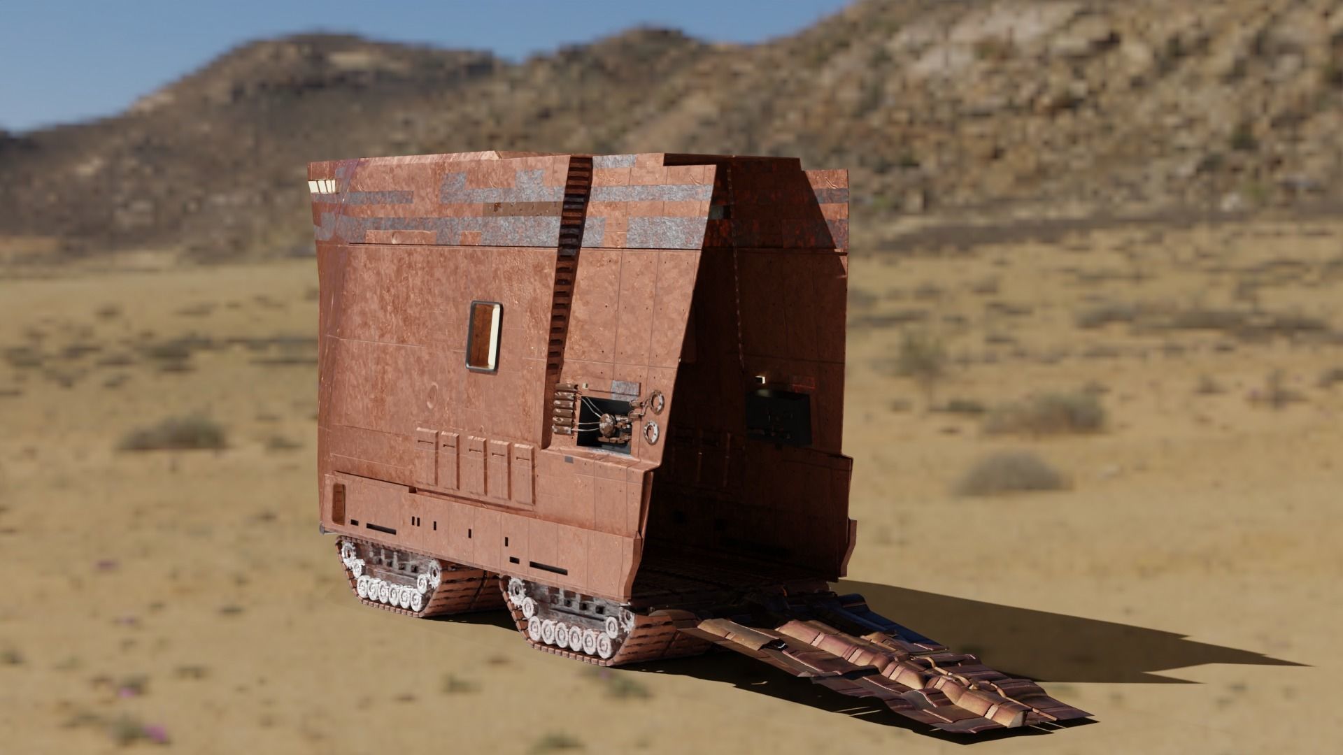 star wars sandcrawler  3D model_3