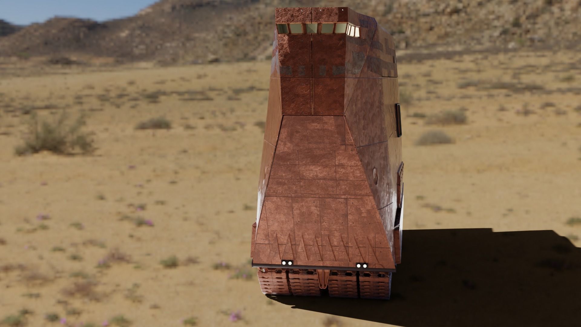 star wars sandcrawler  3D model_5
